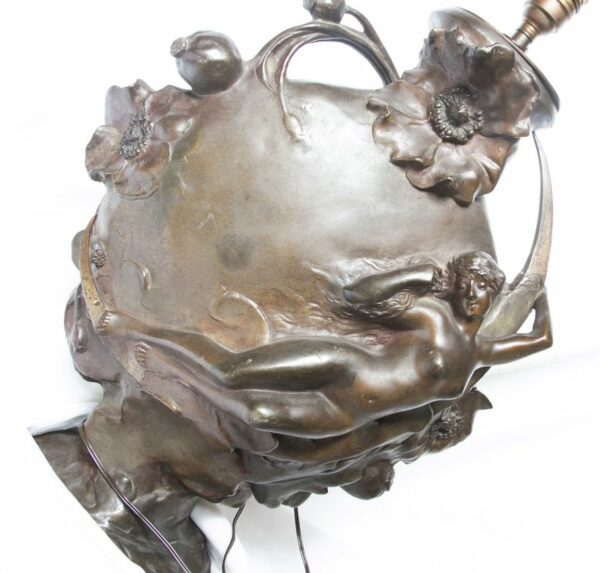 Très grand vase gourde art nouveau de Jules Jouant (1882-1921) – Image 10