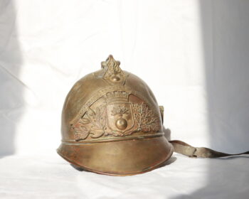 Casque Sapeurs Pompiers de Montpon sur l’Isle – Montpon Ménesterol – modèle 1895