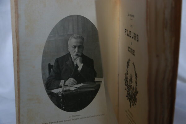 Les Fleurs en cire par Auguste Escoffier - exemplaire sur Hollande numéroté et dédicacé - Edition Paris - septembre 1910 – Image 6