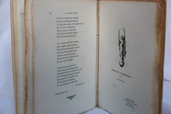 Les Fleurs en cire par Auguste Escoffier - exemplaire sur Hollande numéroté et dédicacé - Edition Paris - septembre 1910 – Image 14