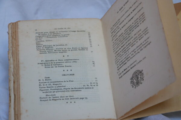Les Fleurs en cire par Auguste Escoffier - exemplaire sur Hollande numéroté et dédicacé - Edition Paris - septembre 1910 – Image 16