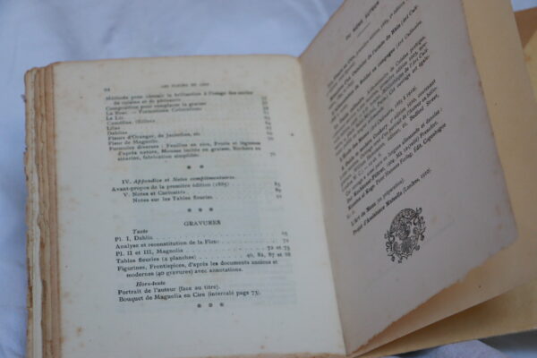Les Fleurs en cire par Auguste Escoffier - exemplaire sur Hollande numéroté et dédicacé - Edition Paris - septembre 1910 – Image 17