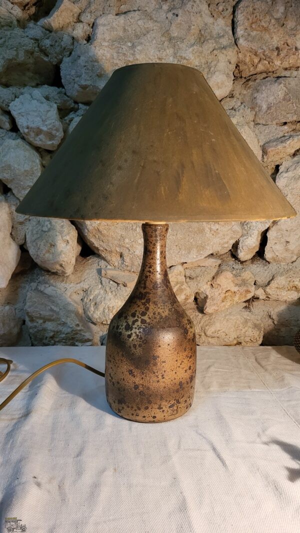 Lampe Grès pyrité Robert DEBLANDER circa 1970